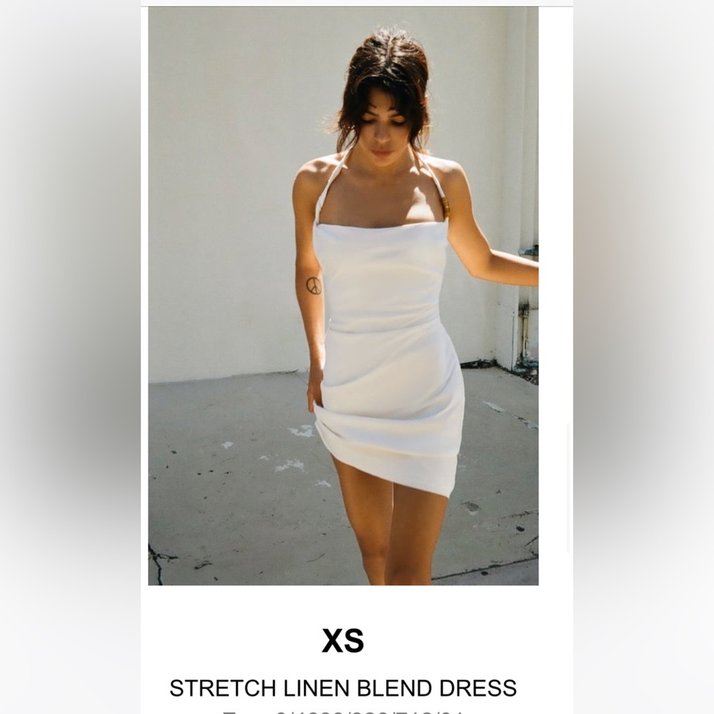 Zara white dress